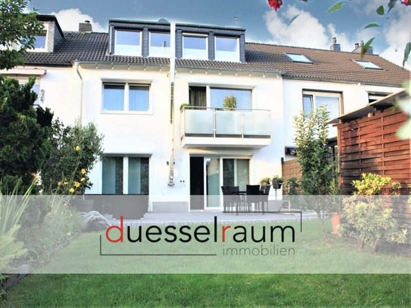 Immobilienangebot - Düsseldorf / Vennhausen - Alle - Vennhausen: Exklusives Reihenmittelhaus auf 2 Etagen mit Terrasse und Garten in ruhiger Lage