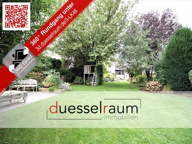 Immobilienangebot - Düsseldorf - Alle - Freistehendes und umfangreich modernisiertes Einfamilienhaus mit sehr schön angelegtem Garten