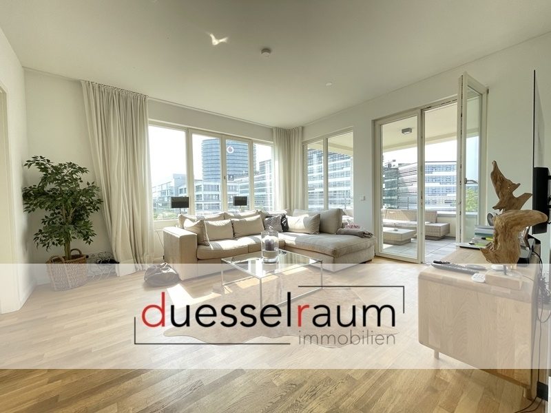 Immobilienangebot - Düsseldorf - Alle - Heinrich Heine Gärten: repräsentative 2 Zimmer Wohnung mit großer Terrasse und Balkon