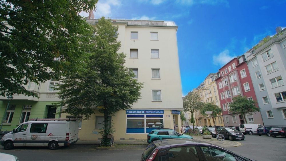 Immobilienangebot - Düsseldorf - Alle - Fürstenplatz: attraktives Mehrfamilienhaus mit einem Gewerbe und 16 Wohneinheiten in guter Lage