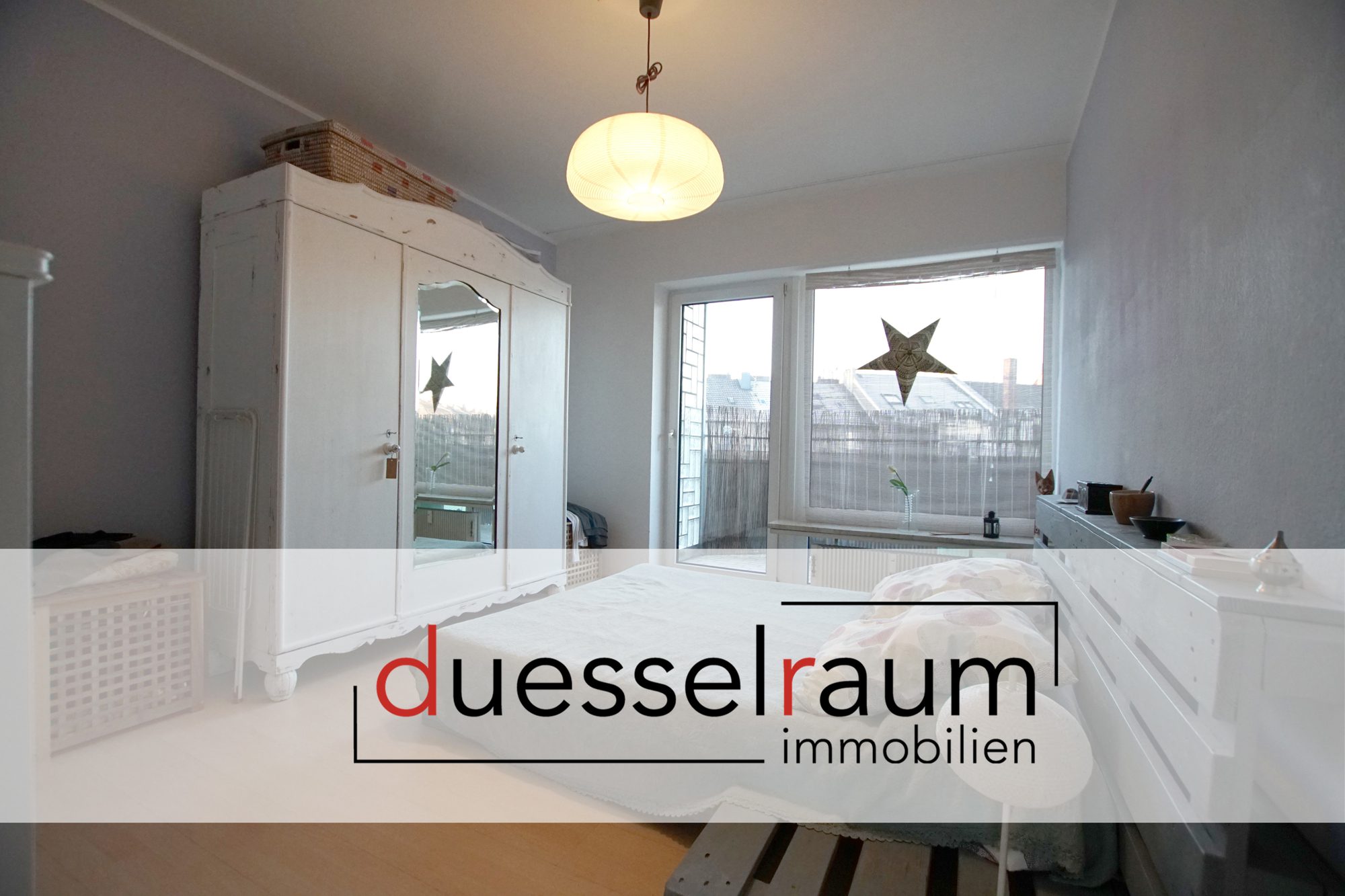 Immobilienangebot - Düsseldorf / Bilk - Alle - Bilk: gut geschnittene 2-Zimmerwohnung mit zwei Badezimmern und zwei Balkonen in zentraler Lage