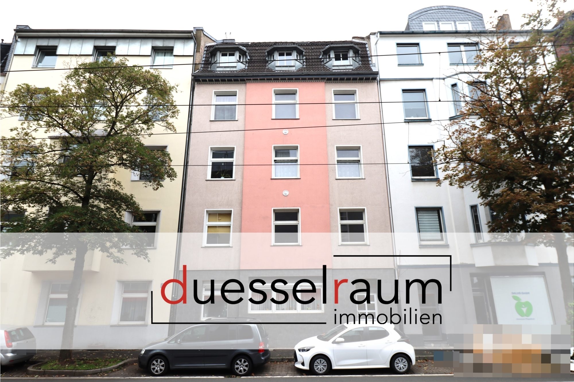 Immobilienangebot - Düsseldorf - Alle - Bilk: helle und vermietete 3-Zimmerwohnung mit Balkon im 2. OG in zentraler Lage!