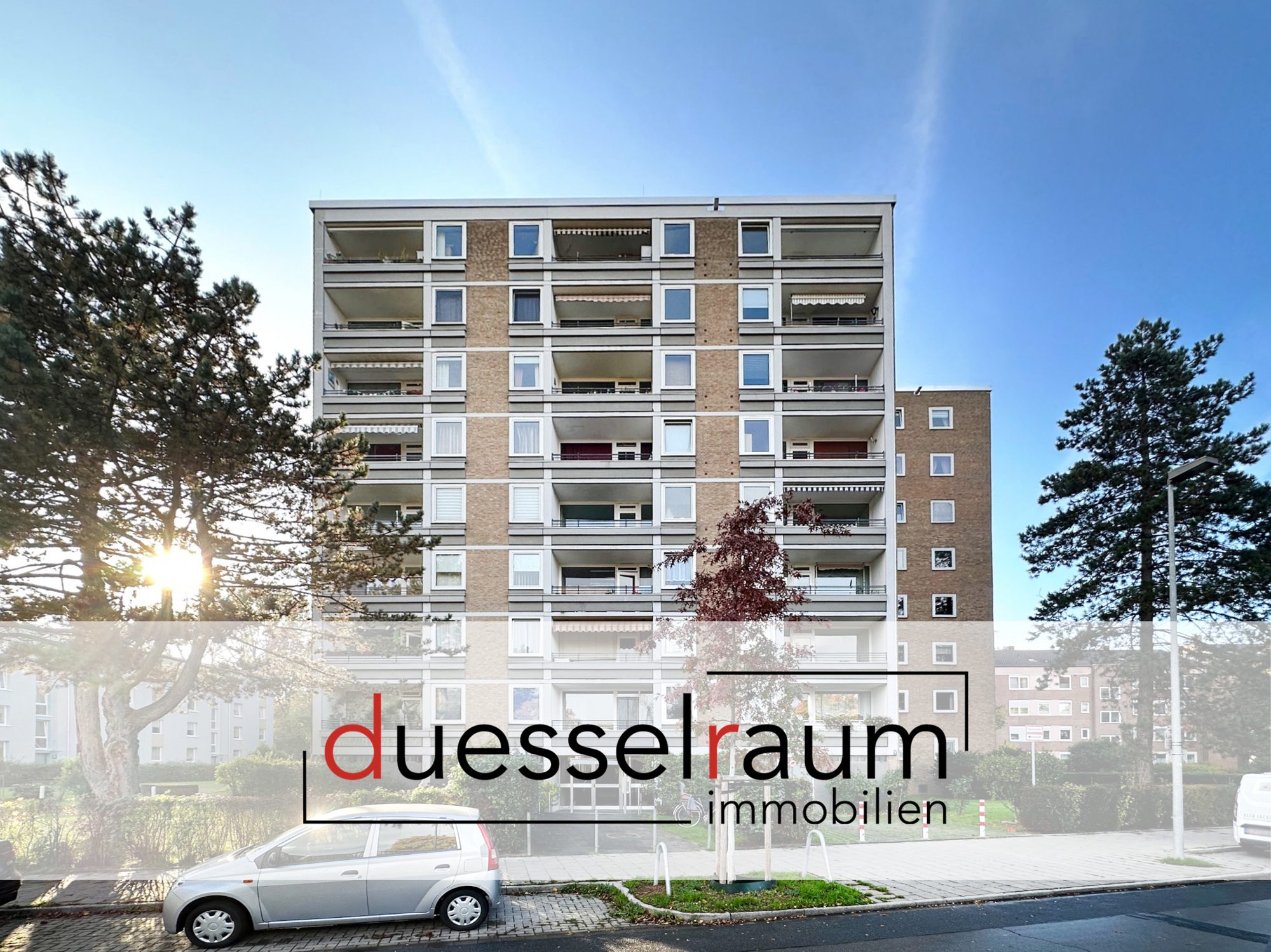 Immobilienangebot - Düsseldorf - Alle - Garath: 2-Zi. Kapitalanlage mit Balkon, Aufzug und Panoramablick!