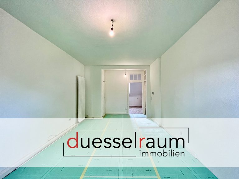 Immobilienangebot - Düsseldorf - Alle - Eller: toll geschnittene 2- Zimmer Dachgeschosswohnung mit ca. 56 m² Nutzfläche im Spitzboden