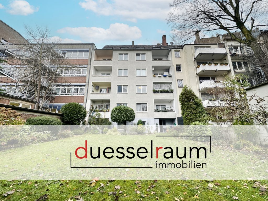 Immobilienangebot - Düsseldorf - Alle - Pempelfort: Traumhafte Hochparterre-Wohnung mit einer Gartenidylle und Terrasse in beliebter Lage!