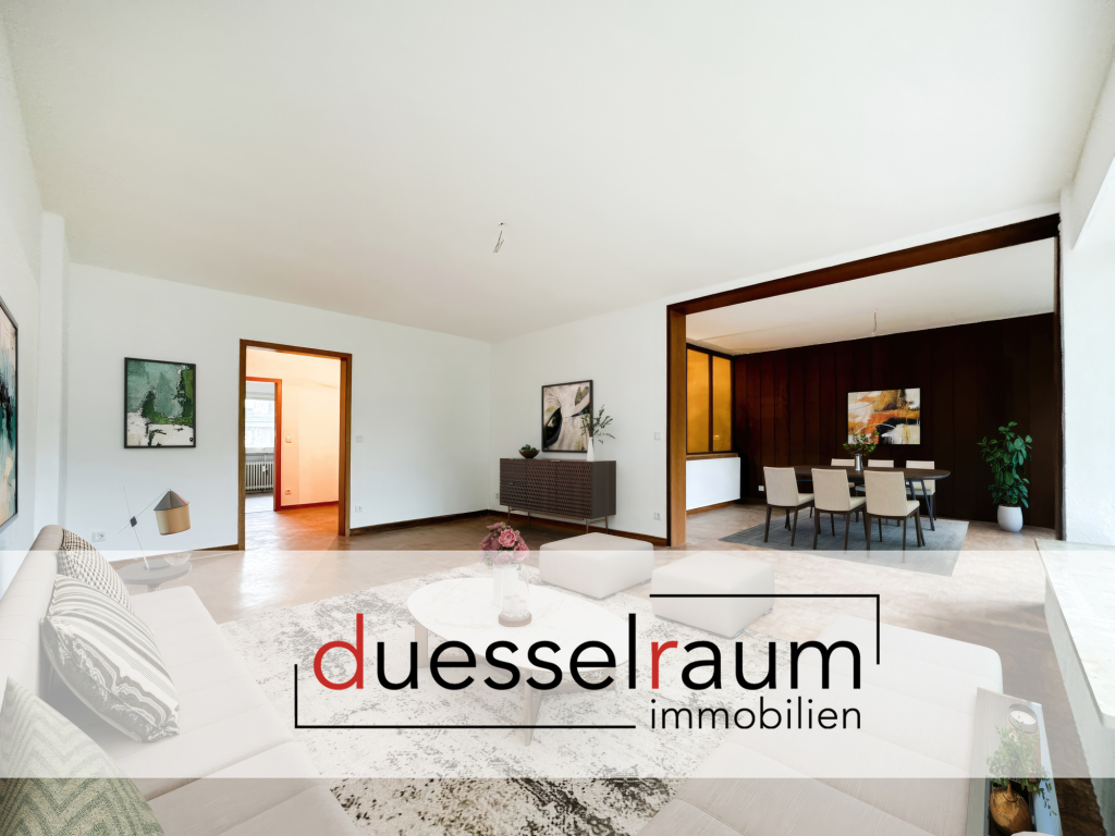 Immobilienangebot - Düsseldorf - Alle - Wersten: Weitläufige und renovierte Eigentumswohnung mit Gestaltungspotenzial in ruhiger Lage!