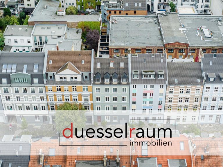 Immobilienangebot - Düsseldorf - Alle - Unterbilk: traumhafte Maisonette mit idyllischem Balkon und Dachterrasse in begehrter Nachbarschaft