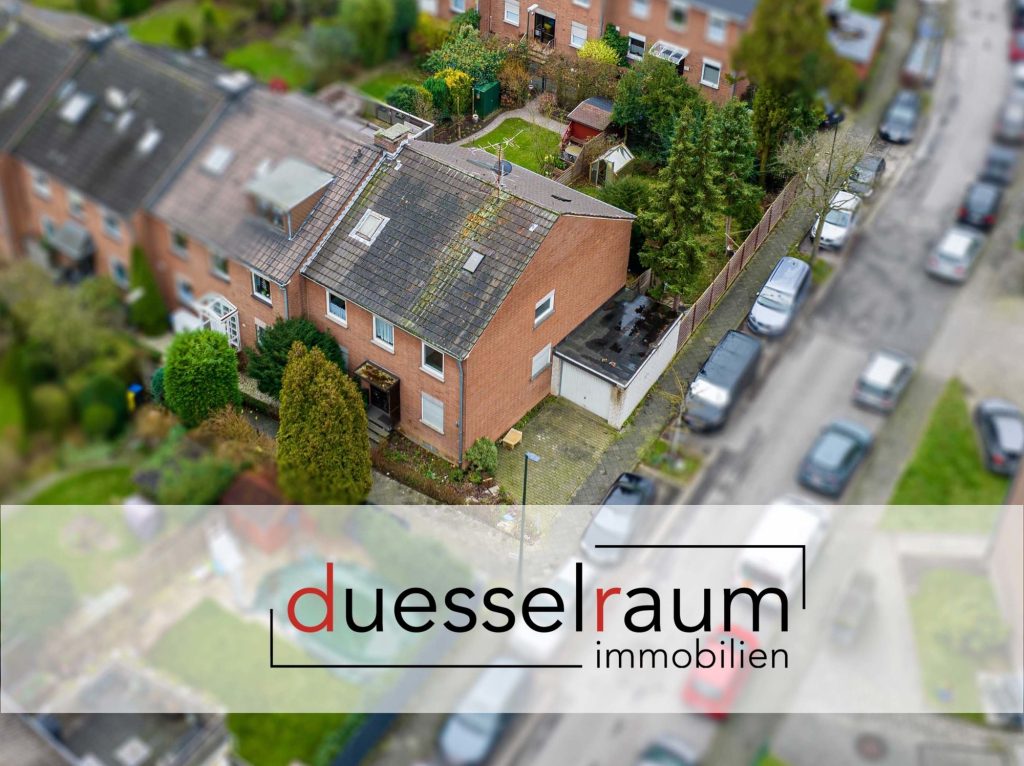 Immobilienangebot - Düsseldorf - Alle - Gerresheim: geräumiges Reihenendhaus mit Südgarten, Balkon und Garage in ruhiger Lage!