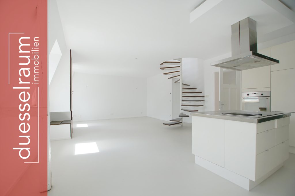 Immobilienangebot - Düsseldorf / Pempelfort - Alle - Pempelfort: exklusive Maisonettewohnung mit Dachterrasse & Aufzug in beliebter Lage