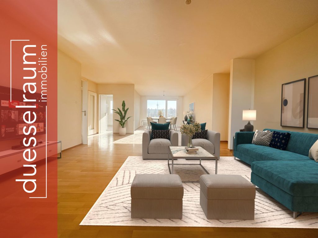 Immobilienangebot - Düsseldorf - Alle - Niederkassel: Charmante Familienwohnung mit reichlich Sonnenlicht, großem Potenzial und Stellplatz!