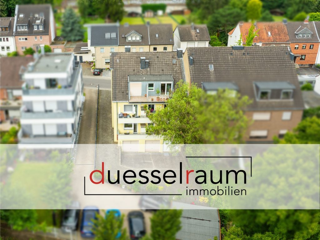 Immobilienangebot - Düsseldorf - Alle - Unterrath: attraktives und gepflegtes MFH mit 6 Wohneinheiten und 3 Garagen in ruhiger Lage!