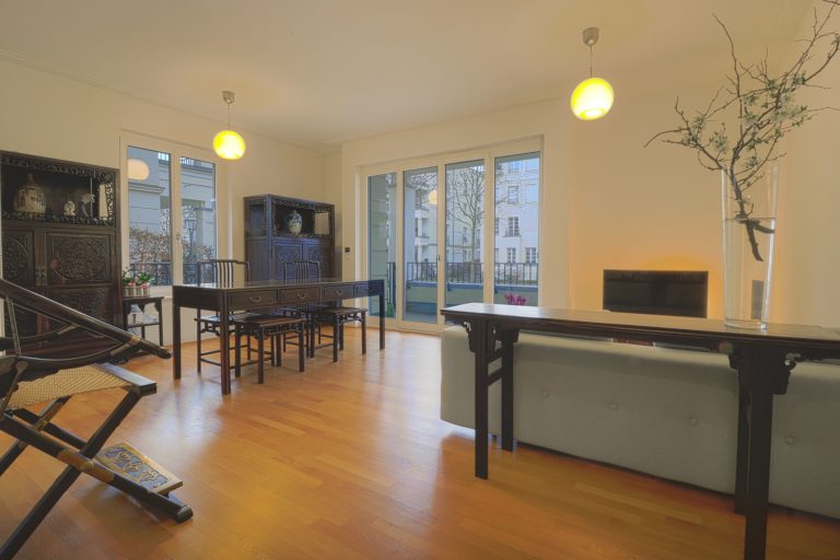 Immobilienangebot - Düsseldorf - Alle - Heinrich-Heine-Gärten: exklusive 5-Zimmer mit TG-Stellplatz, Terrasse, Garten & Balkon in Top-Lage!