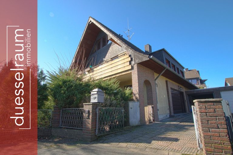 Immobilienangebot - Düsseldorf - Alle - Oberbilk: Freistehend & großzügig - Willkommen in Ihrem Zuhause! Toller Garten, Alarmanlage & Garage