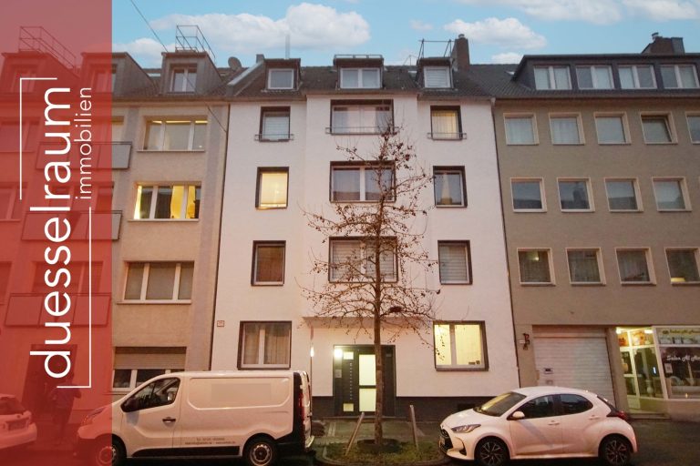 Immobilienangebot - Düsseldorf - Alle - Oberbilk: vermietete und individuell geschnittene 2,5 Zimmerwohnung mit Dachterrasse!