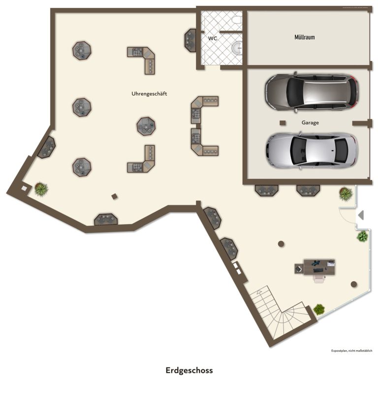 Immobilienangebot - Düsseldorf - Alle - Benrath: lukratives WGH mit 11 Wohneinheiten, 3 Gewerbeflächen & 2 Garagen in zentraler Lage!