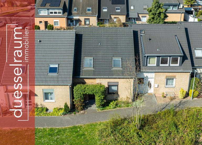 Immobilienangebot - Düsseldorf - Alle - Garath: geräumiges Einfamilienhaus mit großem Garten und Garagenstellplatz in ruhiger Lage