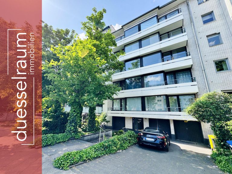 Immobilienangebot - Düsseldorf - Alle - Golzheim: Katzensprung zum Rhein - Toll aufgeteilte Wohnung mit zwei Balkonen und Einzelgarage!
