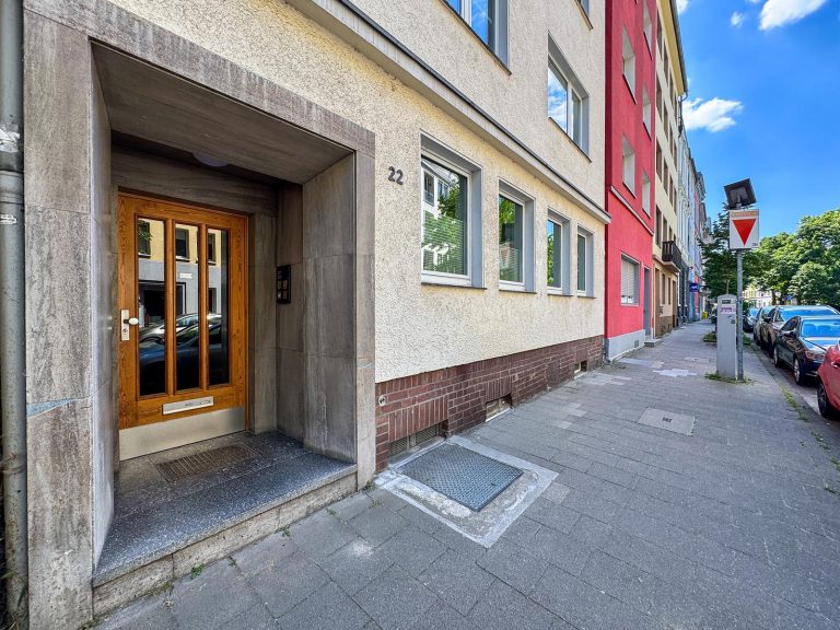 Immobilienangebot - Düsseldorf / Unterbilk - Alle - Unterbilk: Stadtleben trifft Wohnkomfort - Stilvolle Wohnung mit Balkon & Extra-Raum