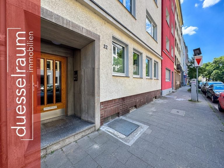 Immobilienangebot - Düsseldorf / Unterbilk - Alle - Unterbilk: Stadtleben trifft Wohnkomfort - Stilvolle Wohnung mit Balkon & Extra-Raum
