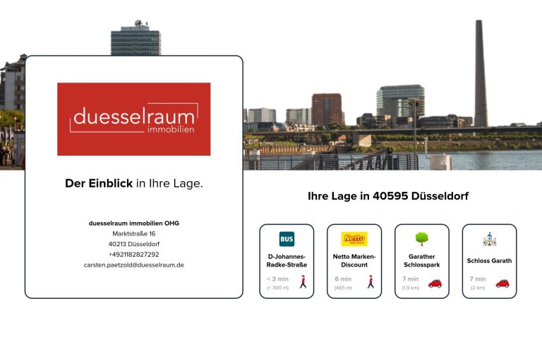 Immobilienangebot - Düsseldorf - Alle - Garath: geräumiges Einfamilienhaus mit großem Garten und Garagenstellplatz in ruhiger Lage