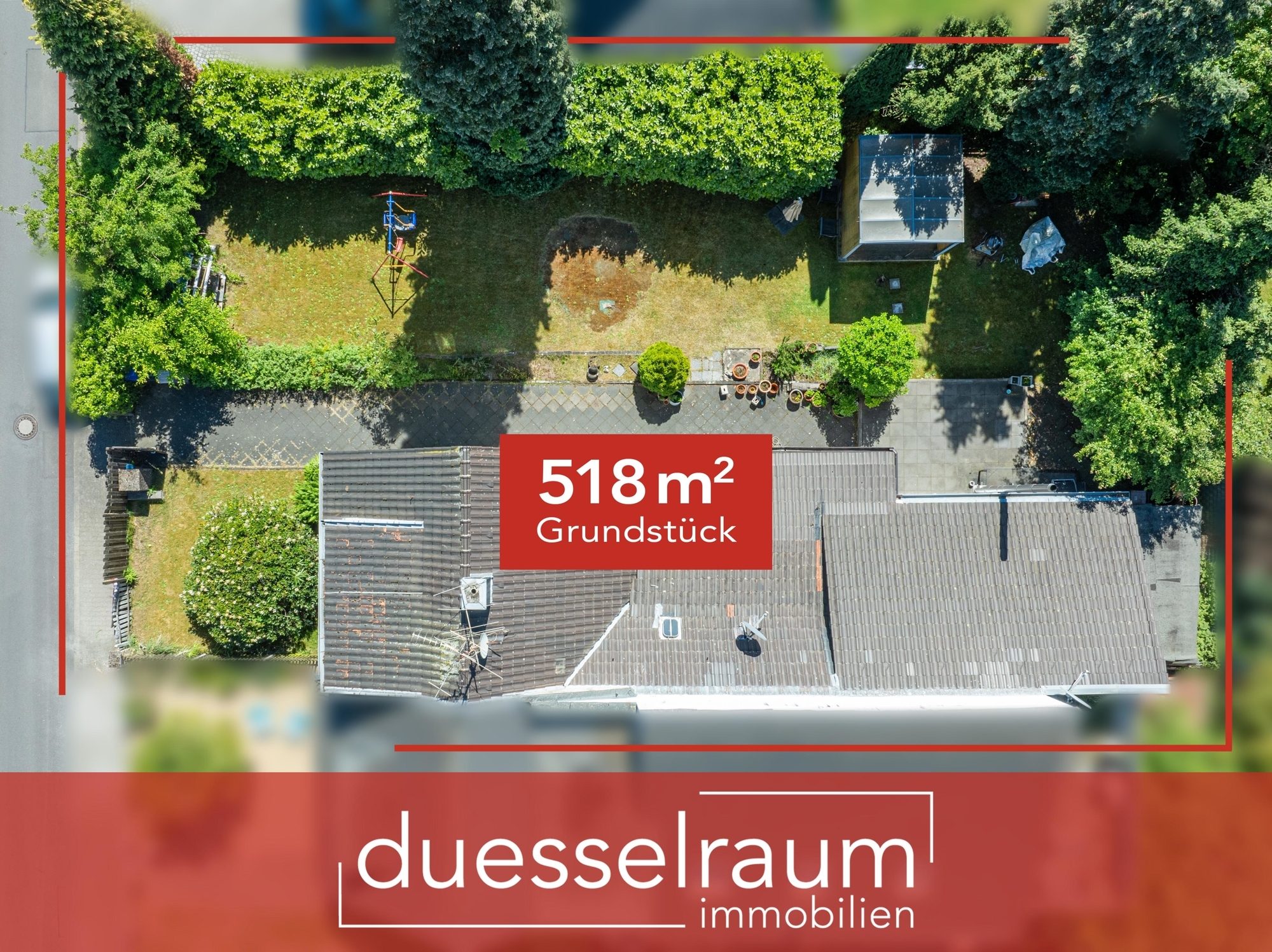 Immobilienangebot - Düsseldorf - Alle - Vogelsiedlung Unterrath: Top Lage mit Gestaltungsfreiheit – Sanierung, Neubau oder Invest!