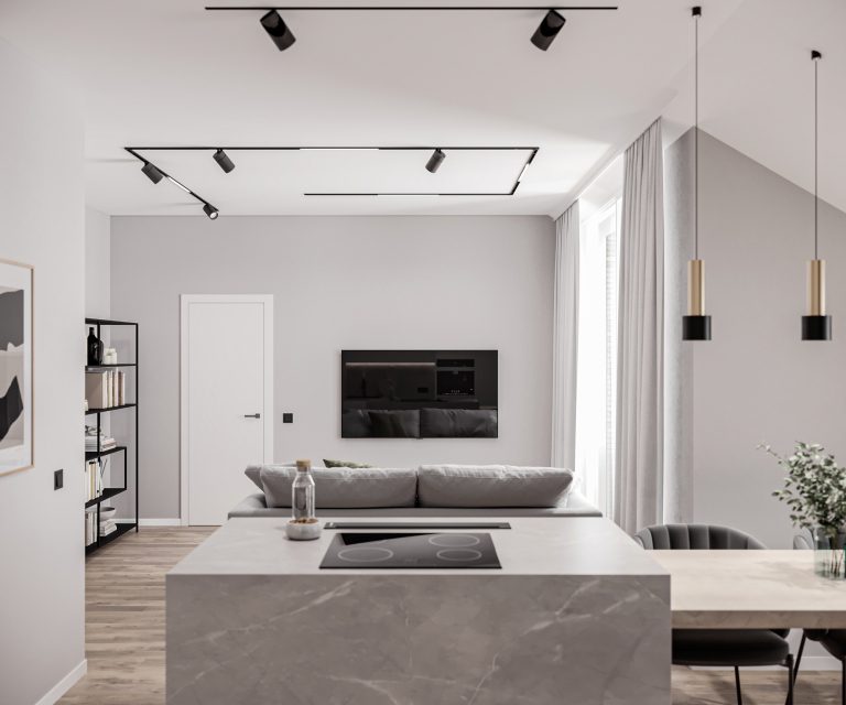 Immobilienangebot - Düsseldorf - Alle - Exklusives Penthouse über den Dächern von Unterbach – 3-Zimmer-Eigentumswohnung mit ca. 99 m²