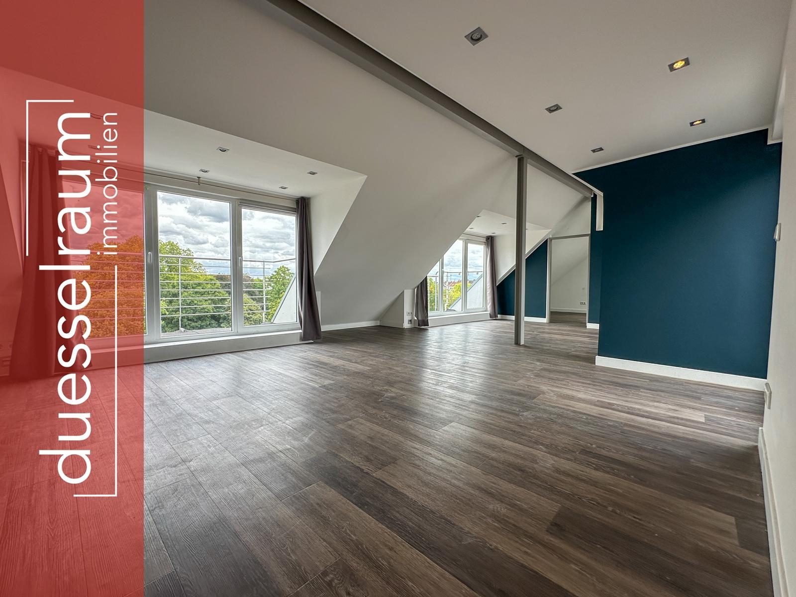Immobilienangebot - Düsseldorf - Alle - Unterbilk: Wohnen über den Dächern – Ihr Zuhause mit Terrasse und Blick zum Rheinturm direkt am Park