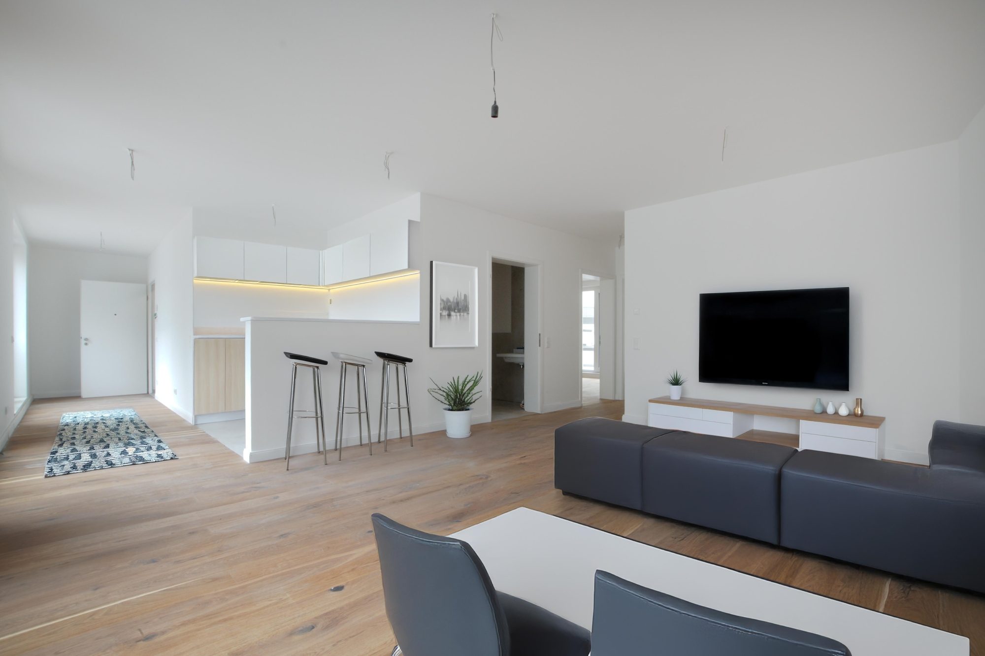 Immobilienangebot - Düsseldorf / Stadtmitte - Alle - Erstbezug! Exklusive 3-Zimmer-Wohnung im 5. OG – hochwertiger Neubau in Stadtmitte