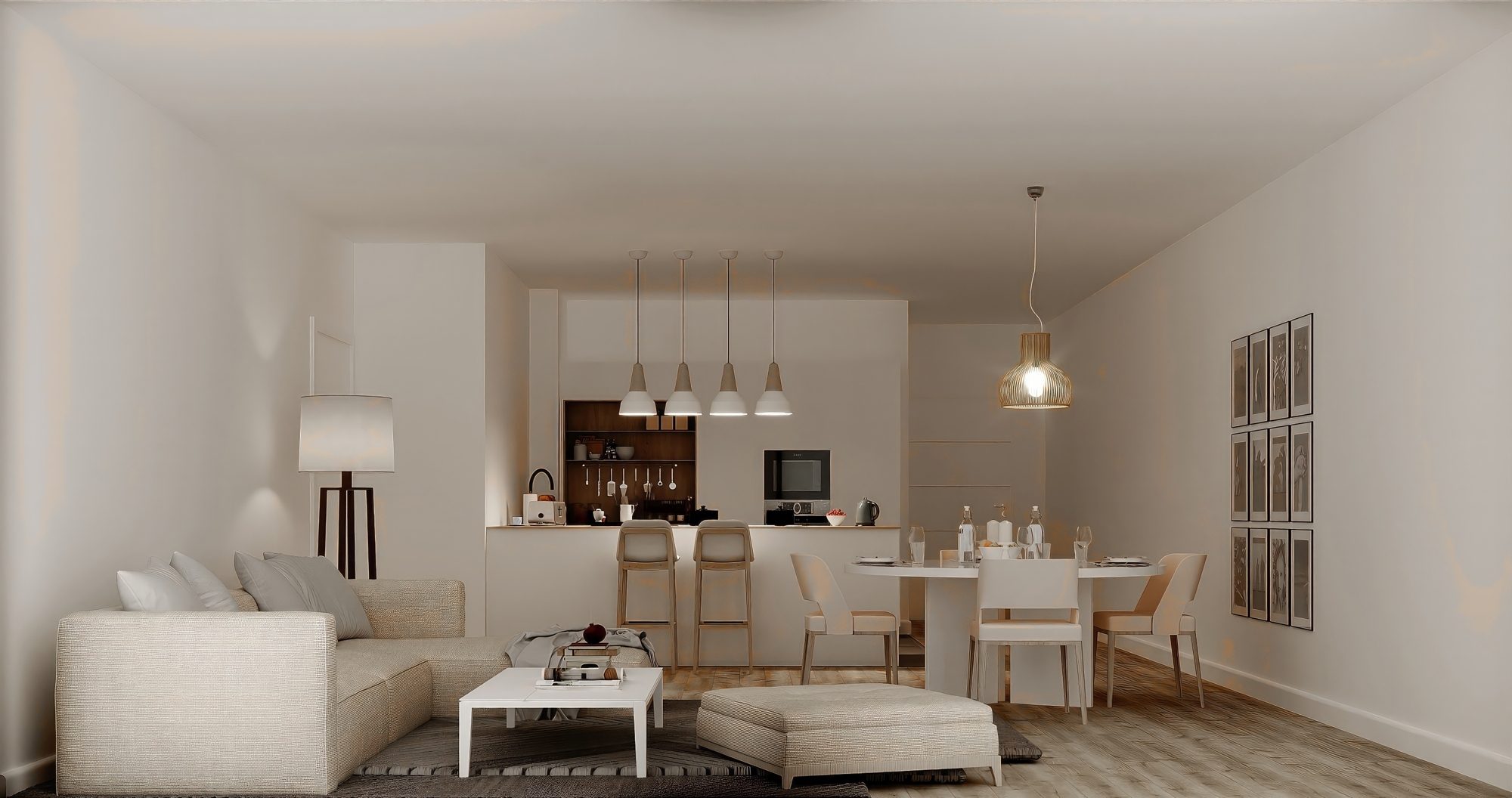 Immobilienangebot - Düsseldorf / Stadtmitte - Alle - Erstbezug! Exklusive 3-Zimmer-Wohnung im 5. OG – hochwertiger Neubau in Stadtmitte