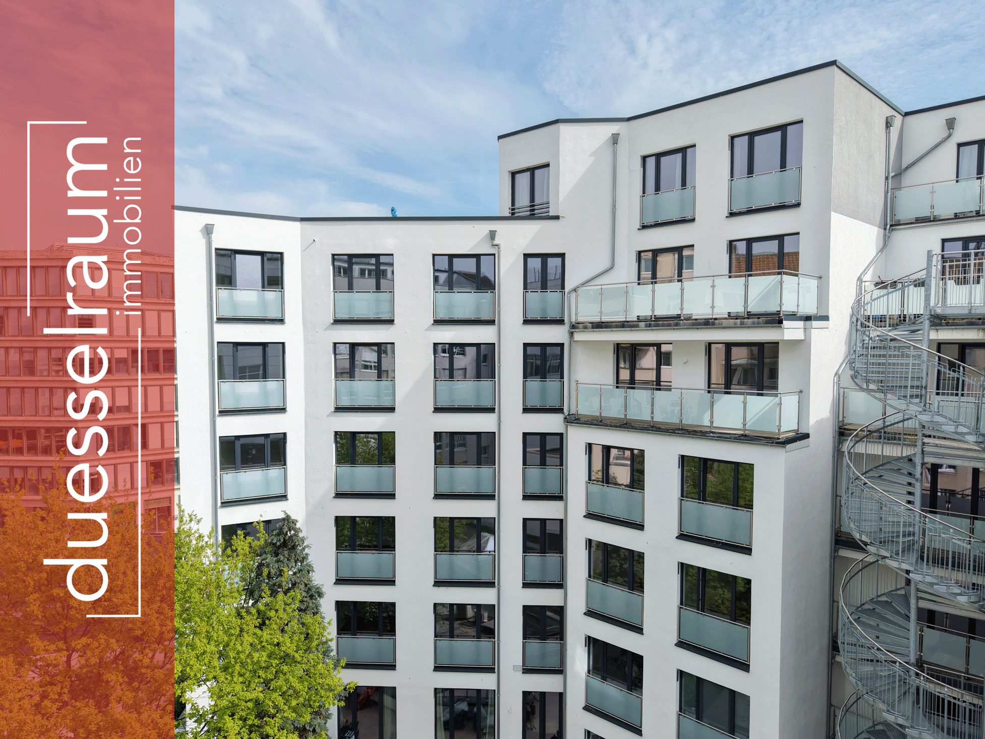 Immobilienangebot - Düsseldorf / Stadtmitte - Alle - Erstbezug! Exklusive 3-Zimmer-Wohnung mit Terrasse im 6. OG – hochwertiger Neubau in Stadtmitte