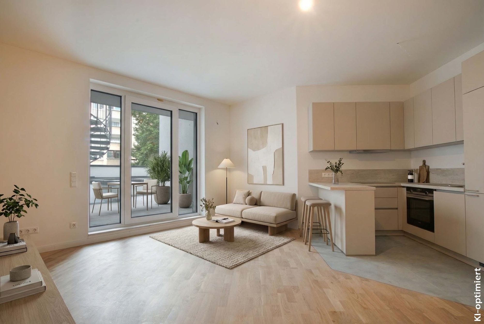 Immobilienangebot - Düsseldorf / Stadtmitte - Alle - Erstbezug! Exklusive 3-Zimmer-Wohnung im 3. OG mit Terrasse – hochwertiger Neubau in Stadtmitte