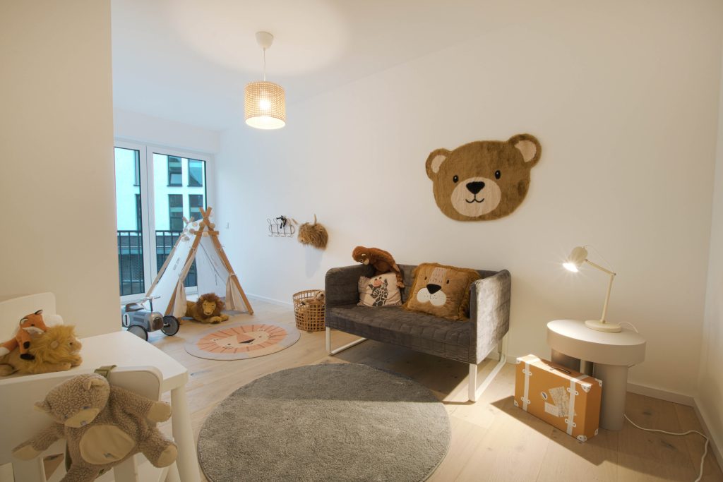 Kinderzimmer, Neubauprojekt Unterbach