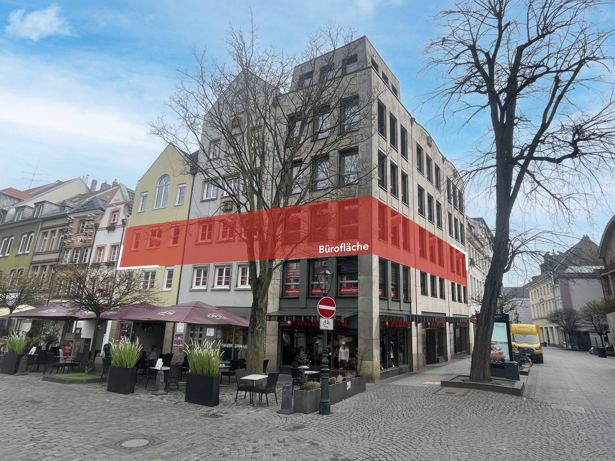 Immobilienangebot - Düsseldorf - Alle - Arbeiten, wo Düsseldorf lebt – Bürofläche mit ca. 221 m² Nutzfläche im Herzen der Altstadt!
