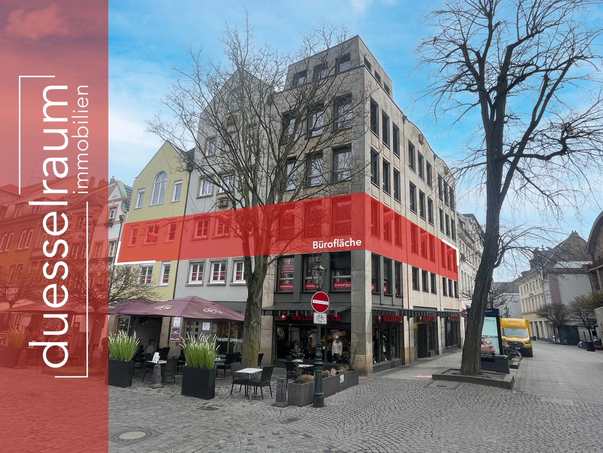 Immobilienangebot - Düsseldorf - Alle - Arbeiten, wo Düsseldorf lebt – Bürofläche mit ca. 221 m² Nutzfläche im Herzen der Altstadt!