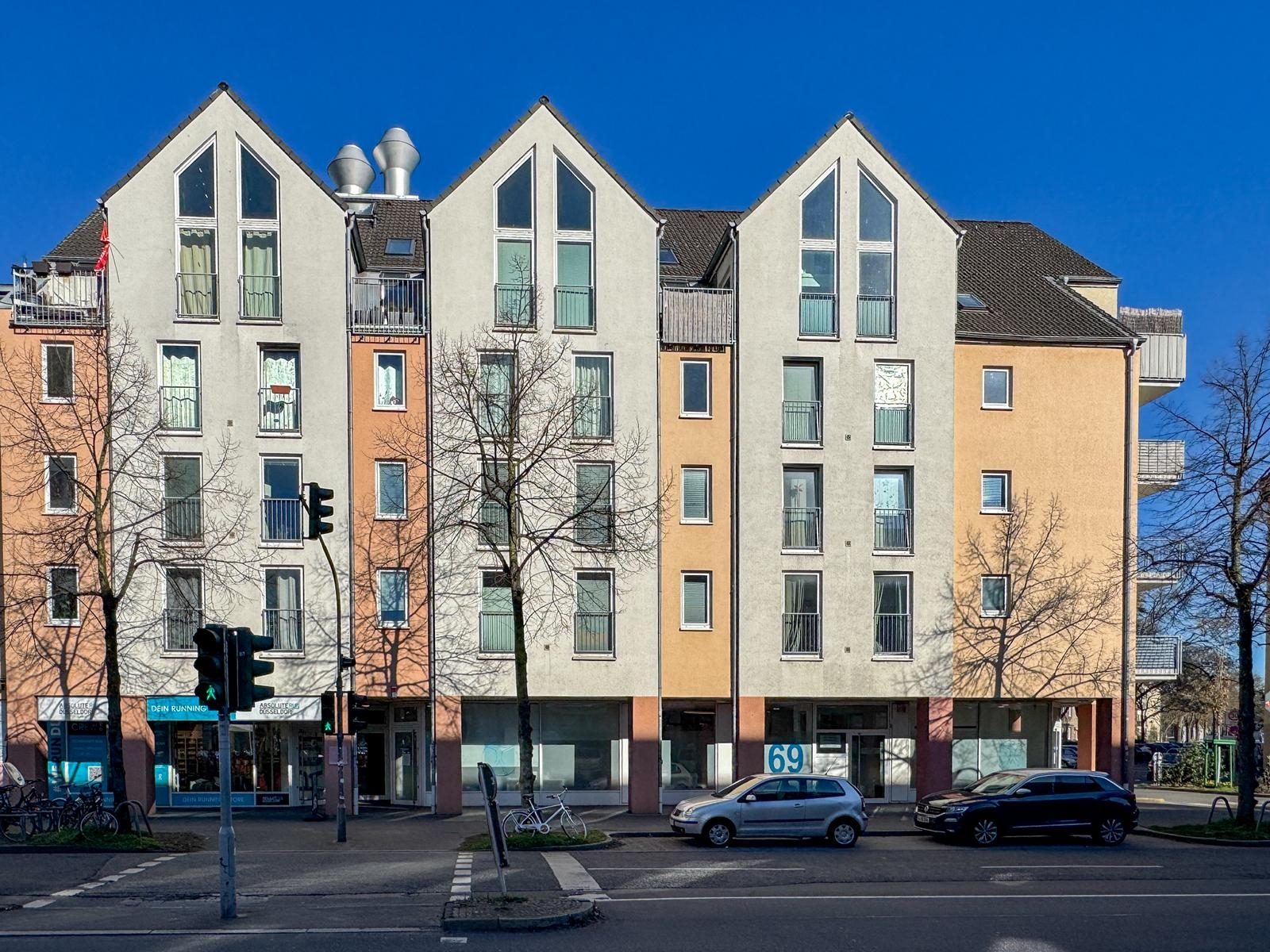 Immobilienangebot - Düsseldorf / Derendorf - Alle - Derendorf: 2-Zimmer-Wohnung mit Balkon und Tiefgarage – ideal für Eigennutzer oder Investoren