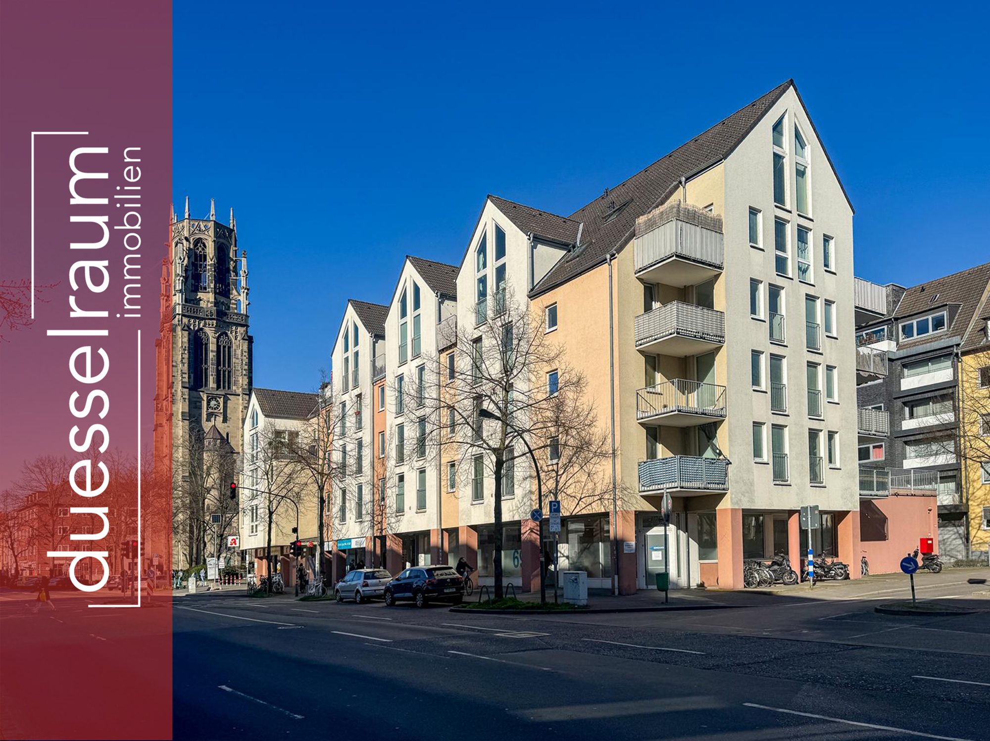 Immobilienangebot - Düsseldorf / Derendorf - Alle - Derendorf: 2-Zimmer-Wohnung mit Balkon und Tiefgarage – ideal für Eigennutzer oder Investoren