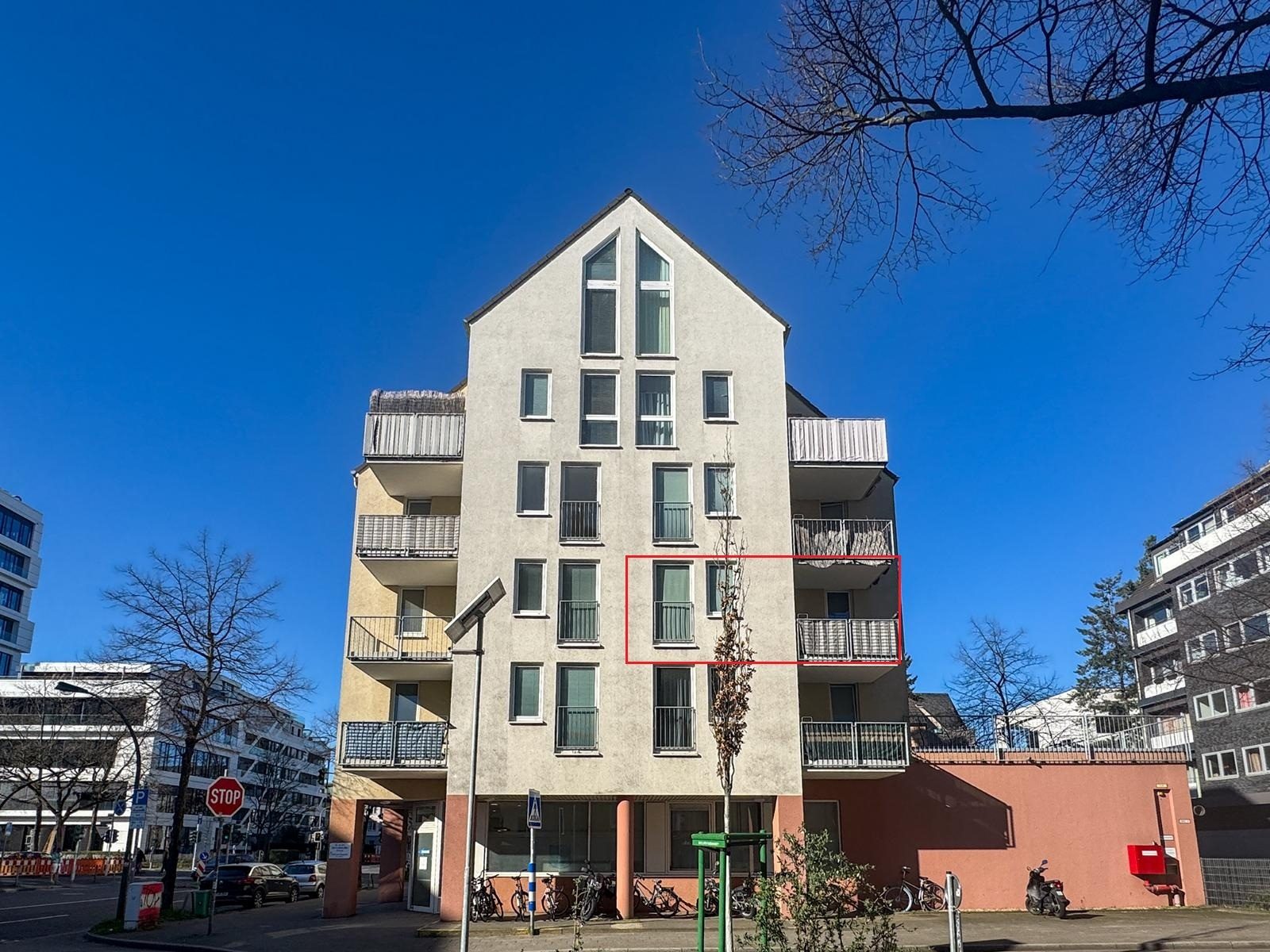 Immobilienangebot - Düsseldorf / Derendorf - Alle - Derendorf: 2-Zimmer-Wohnung mit Balkon und Tiefgarage – ideal für Eigennutzer oder Investoren