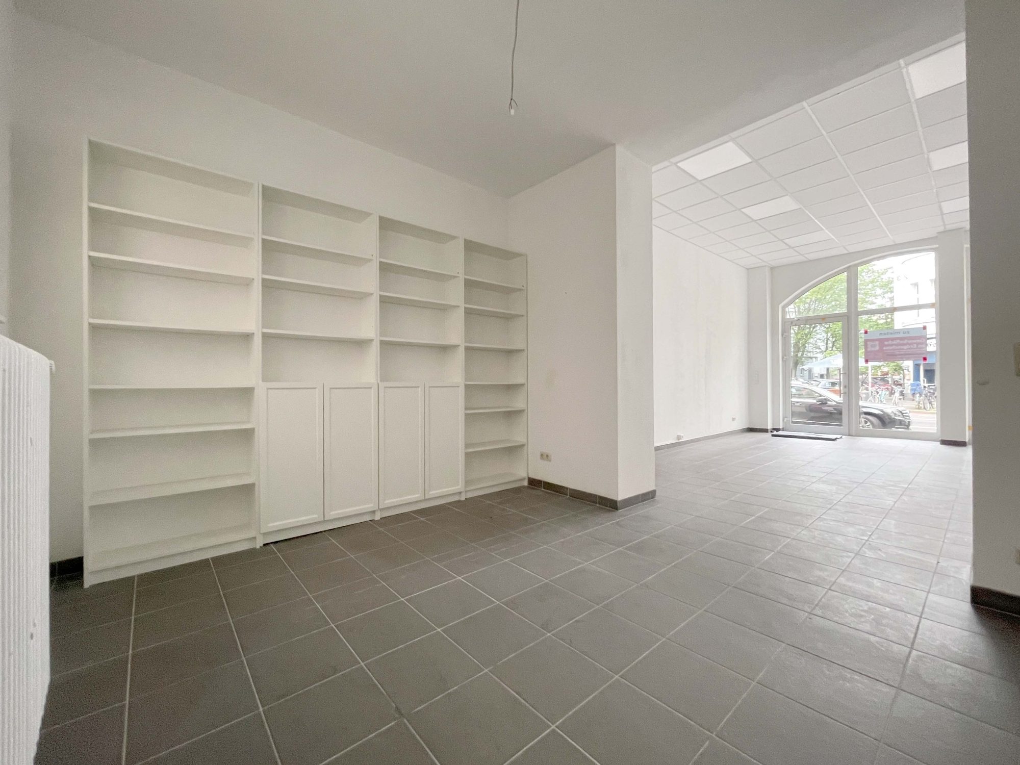 Immobilienangebot - Düsseldorf - Alle - Friedrichstadt: moderne Laden- oder Bürofläche im prachtvollen Jugendstilhaus in guter Lage!