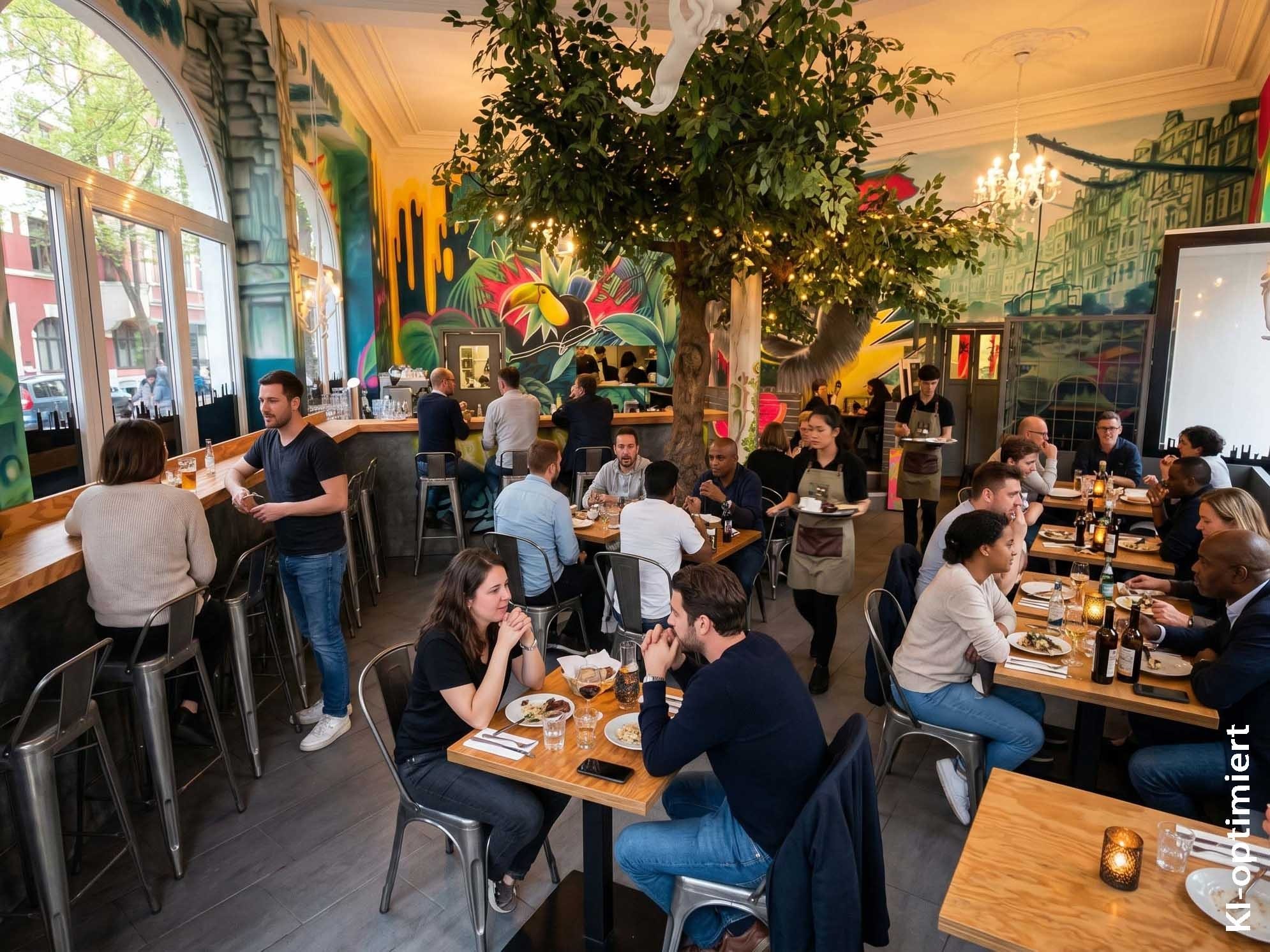 Immobilienangebot - Düsseldorf - Alle - Friedrichstadt: großzügige Gastrofläche im prachtvollen Jugendstilhaus in hochfrequentierter Lage!