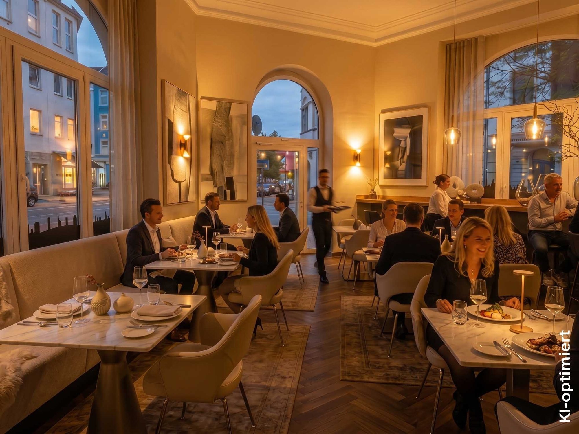 Immobilienangebot - Düsseldorf - Alle - Friedrichstadt: großzügige Gastrofläche im prachtvollen Jugendstilhaus in hochfrequentierter Lage!