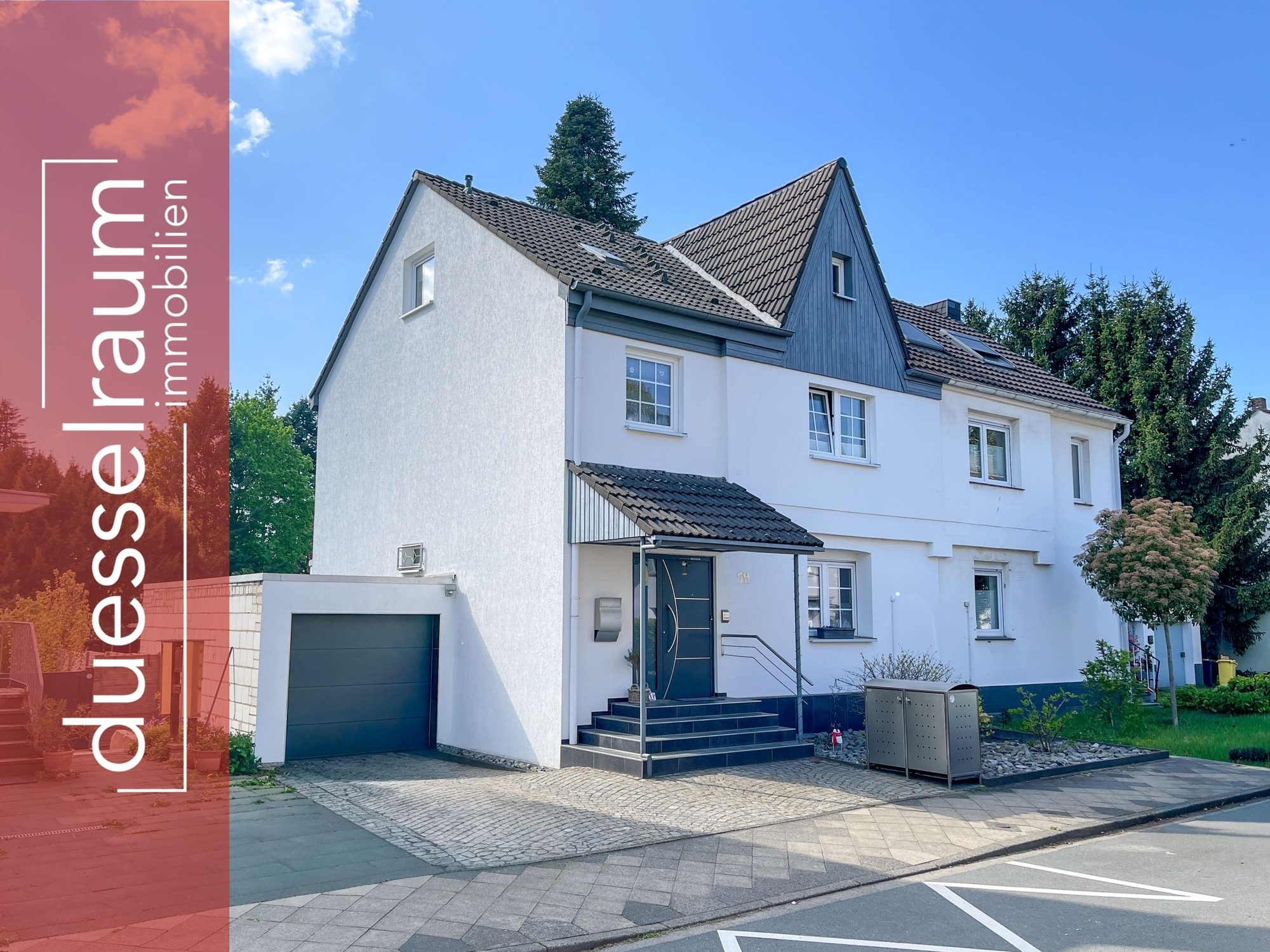 Immobilienangebot - Düsseldorf - Alle - Unterrath: Top gepflegte Doppelhaushälfte mit Garten, Pool, Sauna & Garage