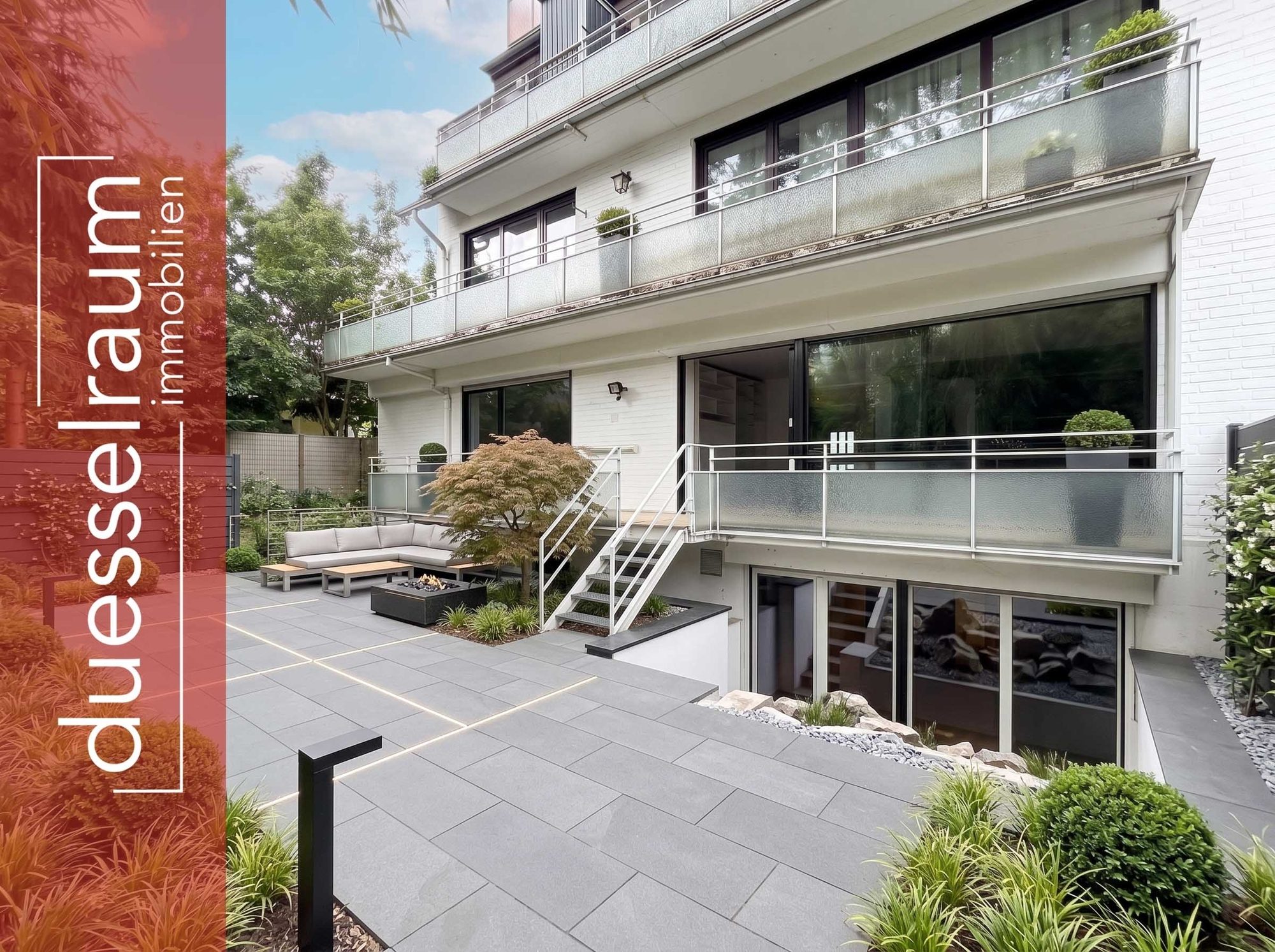 Immobilienangebot - Düsseldorf - Alle - Düsseldorf-Rath: Exklusive Maisonettewohnung mit vermietetem Dachgeschoss – ein seltenes Angebot!
