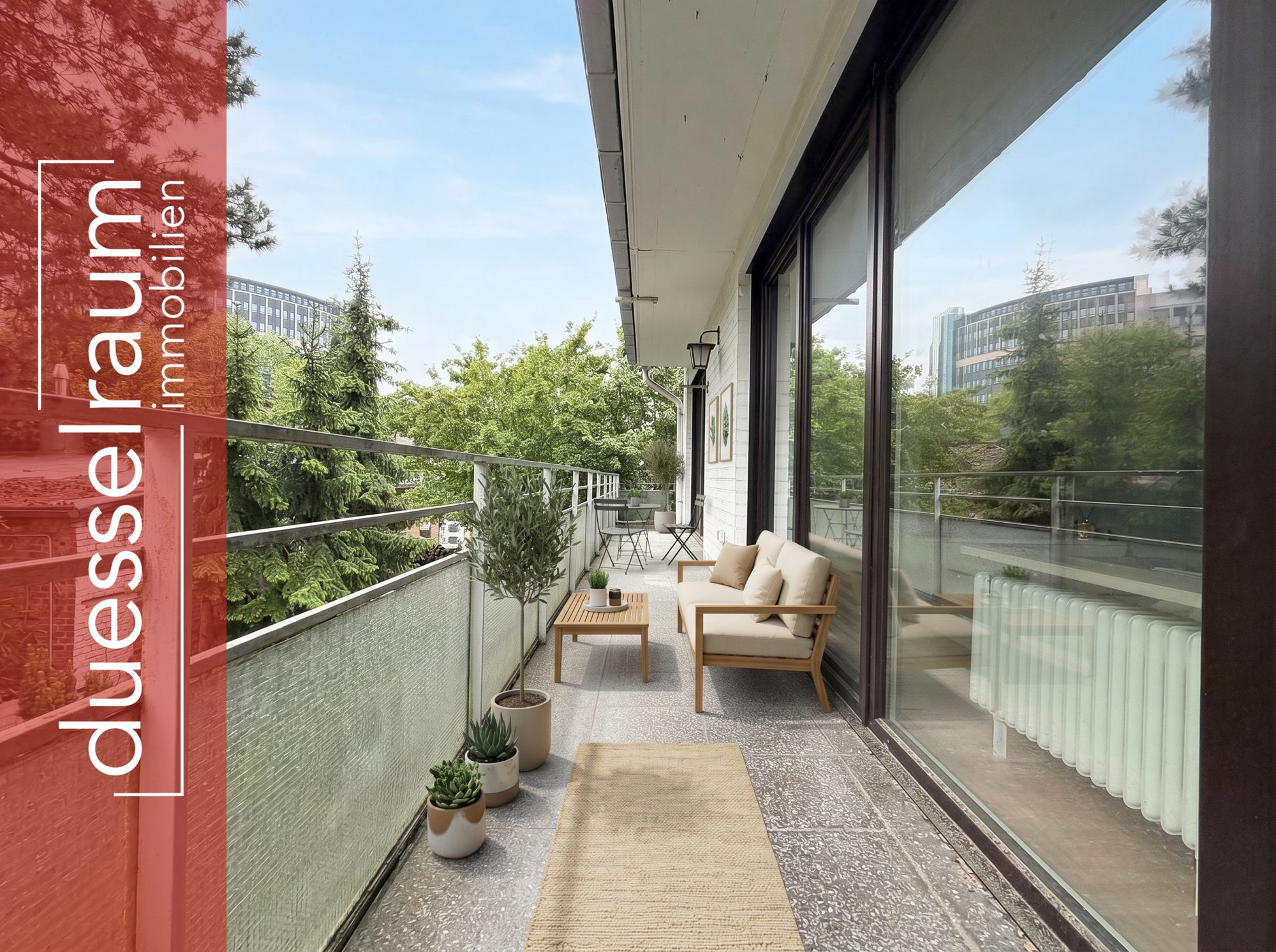 Immobilienangebot - Düsseldorf - Alle - Düsseldorf-Rath: Zwei Wohnungen als gemeinsame Eigen­tums­einheit zu verkaufen!