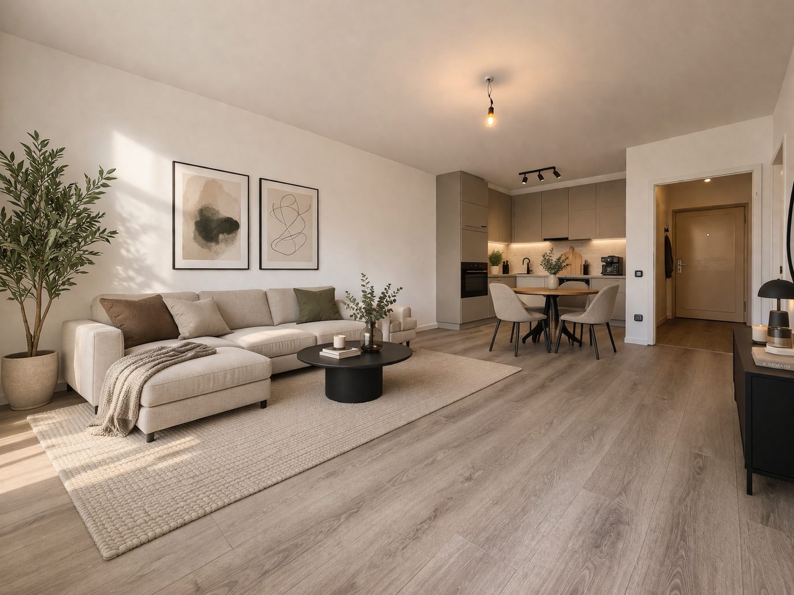Immobilienangebot - Düsseldorf / Holthausen - Alle - Holthausen: Charmante 2-Zimmer-Wohnung mit offener Wohnküche und ruhigem Balkon