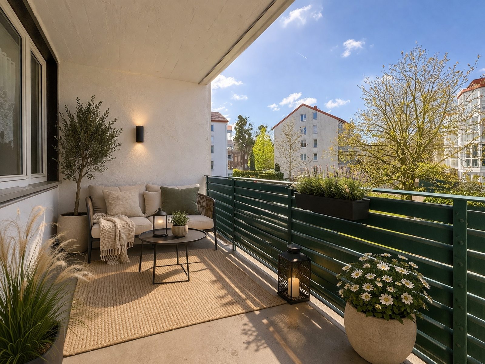 Immobilienangebot - Düsseldorf / Holthausen - Alle - Holthausen: Charmante 2-Zimmer-Wohnung mit offener Wohnküche und ruhigem Balkon