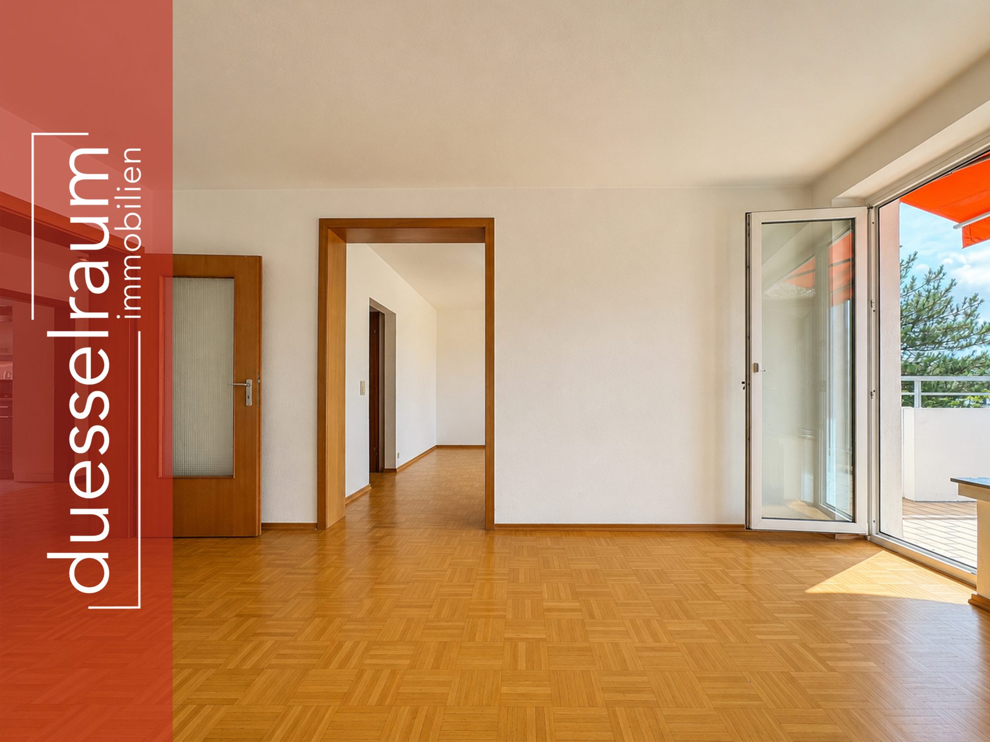 Immobilienangebot - Düsseldorf / Urdenbach - Alle - Urdenbach: Gepflegte 3-Zimmer-Wohnung mit Süd-Ost-Balkon, Aufzug & Tiefgarage