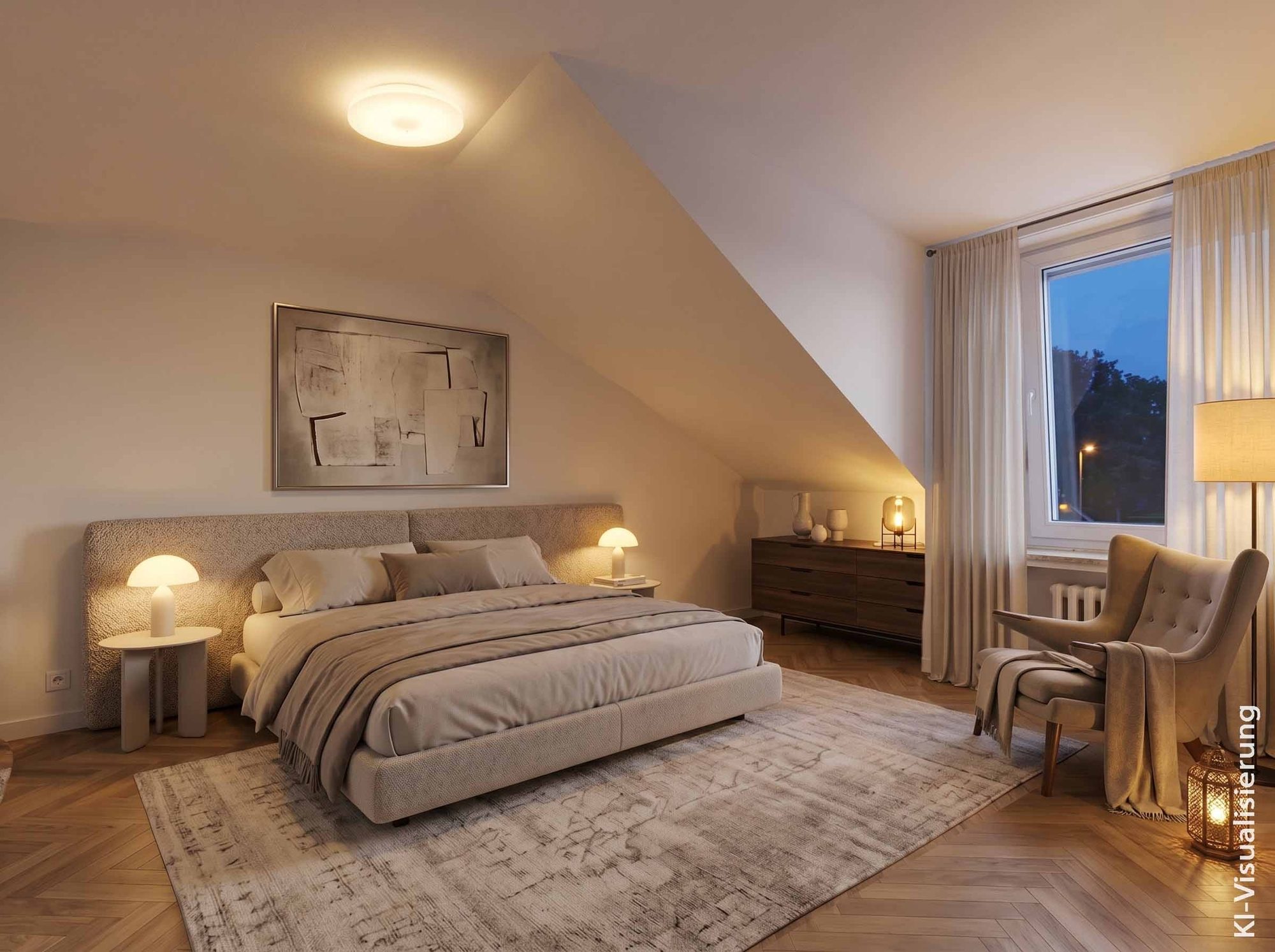 Immobilienangebot - Ratingen / Tiefenbroich - Alle - Ratingen: Renovierungsbedürftige 3,5-Zimmer-Dachgeschosswohnung mit Südbalkon & Tiefgarage!