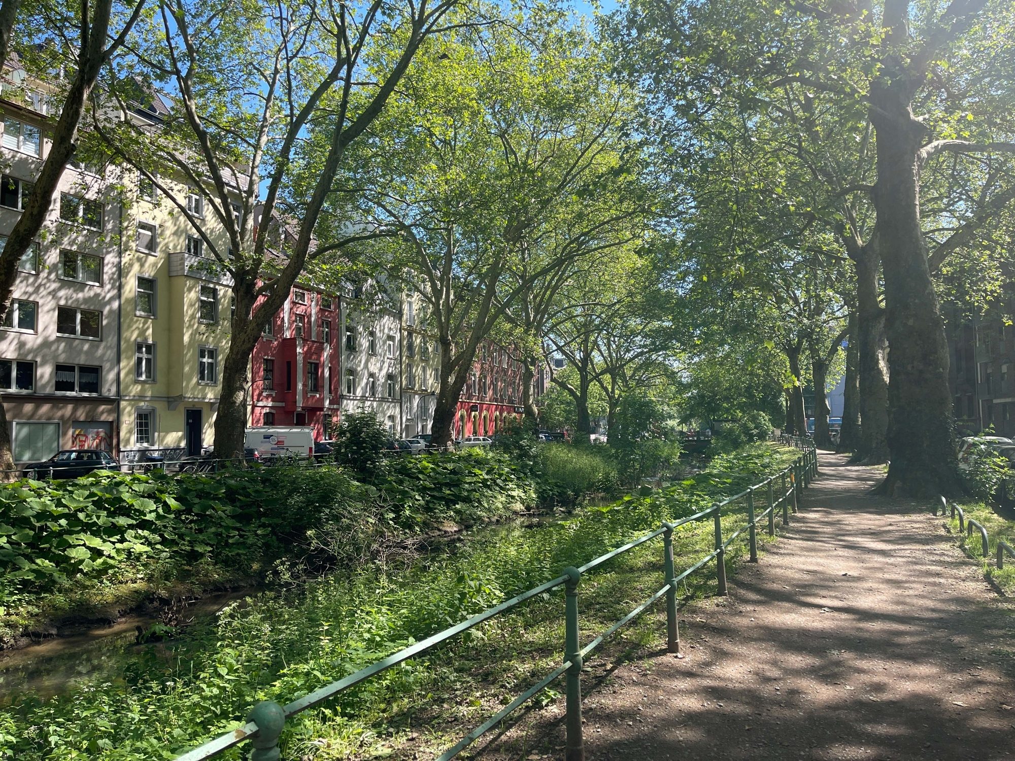 Immobilienangebot - Düsseldorf - Alle - Großzügige und leerstehende 3-Zimmerwohnung in Bilk – direkt an der Düssel!