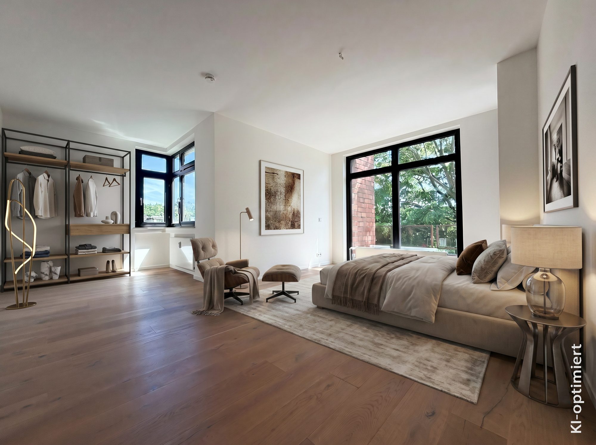 Immobilienangebot - Düsseldorf - Alle - Exklusives Wohnen auf gehobenem Niveau – Großzügige 4-Zimmer-Wohnung mit Terrasse und Einbauküche!