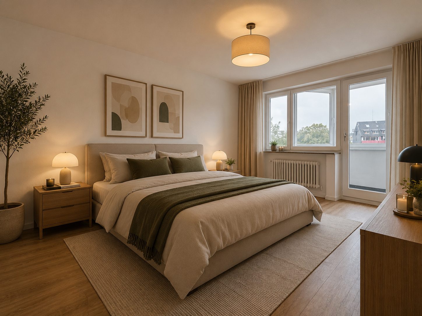 Immobilienangebot - Düsseldorf - Alle - Oberbilk: 2-Zimmer-Eigentumswohnung mit Wintergarten und Tiefgaragenstellplatz
